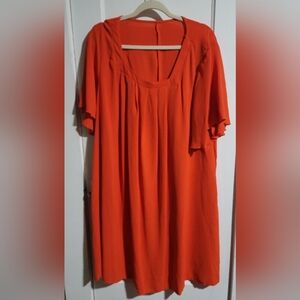 Vibrant Orange Dress